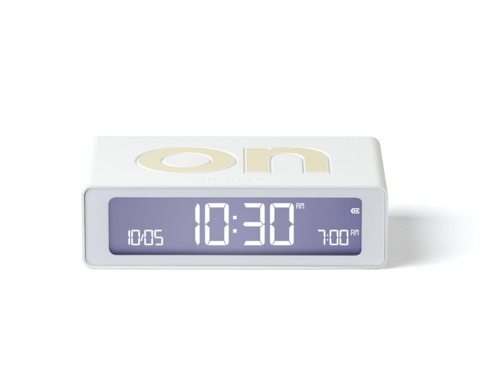 Часы настольные Flip Mini, белый-2