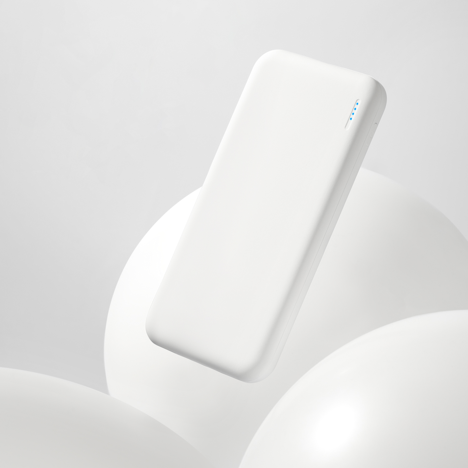 Внешний аккумулятор с подсветкой Люче (Luce) 10000 mAh, белый-7