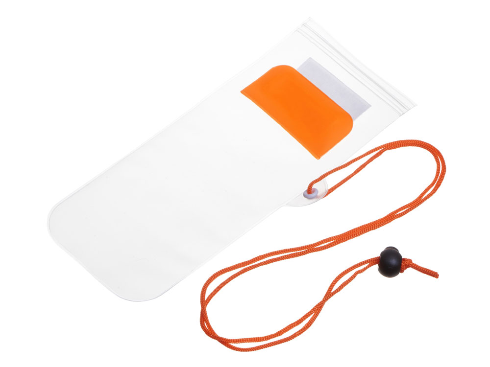 Влагостойкий чехол Repel, оранжевый/прозрачный-0