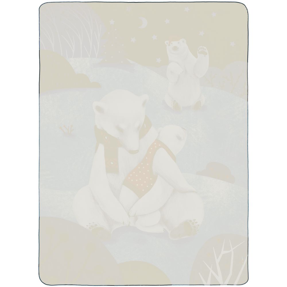 Флисовый плед Wintart Bear-2