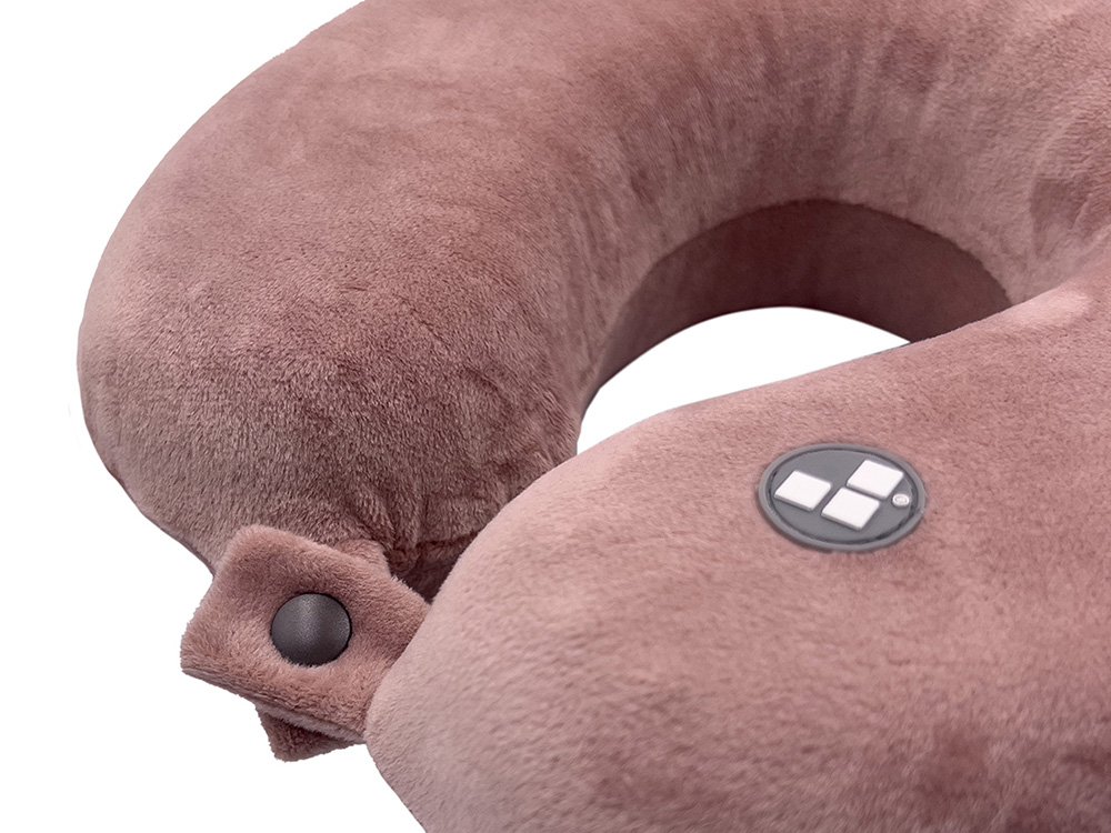 Подушка для путешествий с эффектом памяти Мемо Drowsy Cappuccino-4