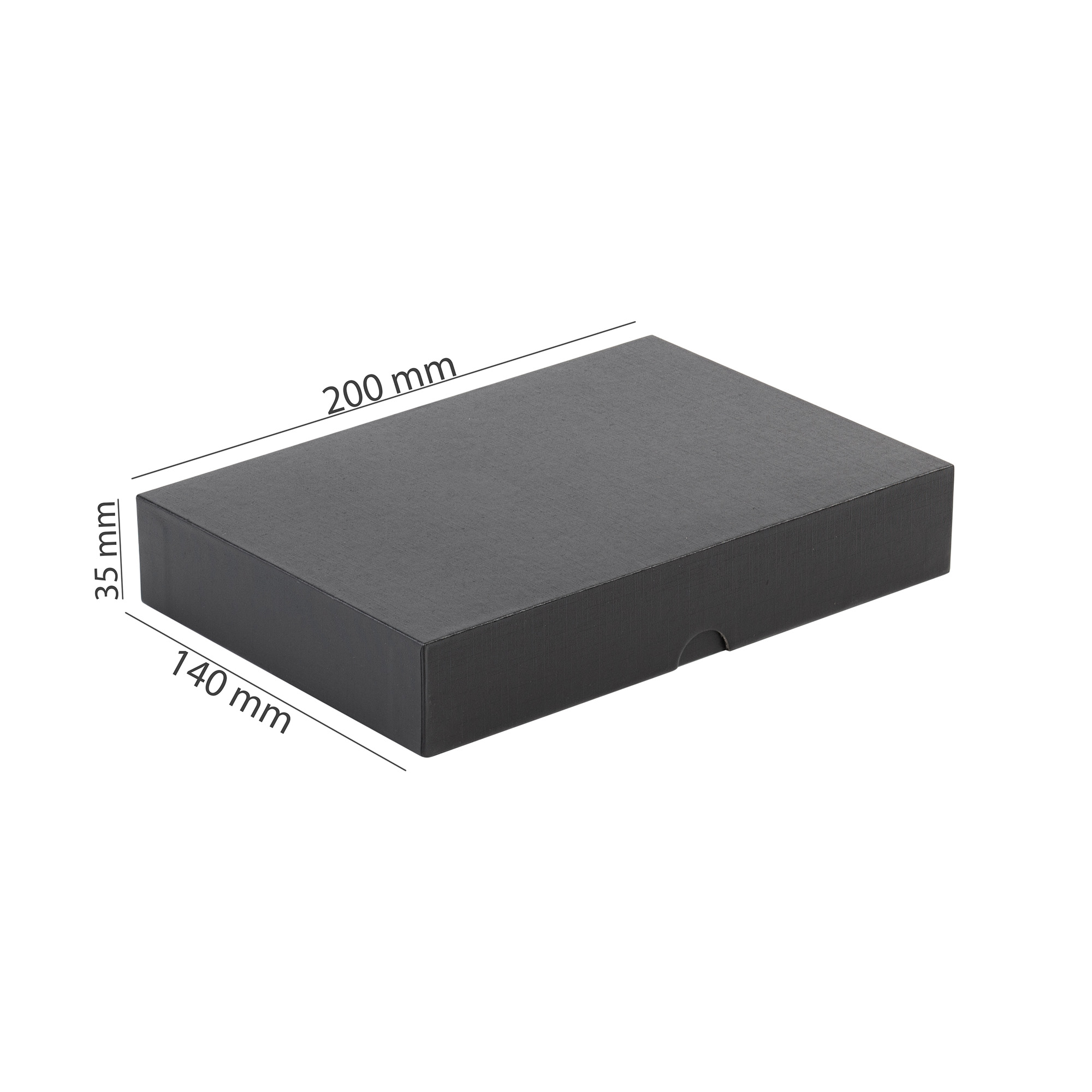 Подарочная коробка без ложемента (крышка-дно, 20 х h 3,5 х 14 см)-1