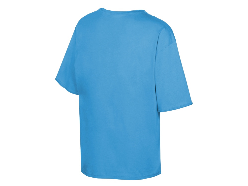 Футболка оверсайз Liyon унисекс, лазурный-7