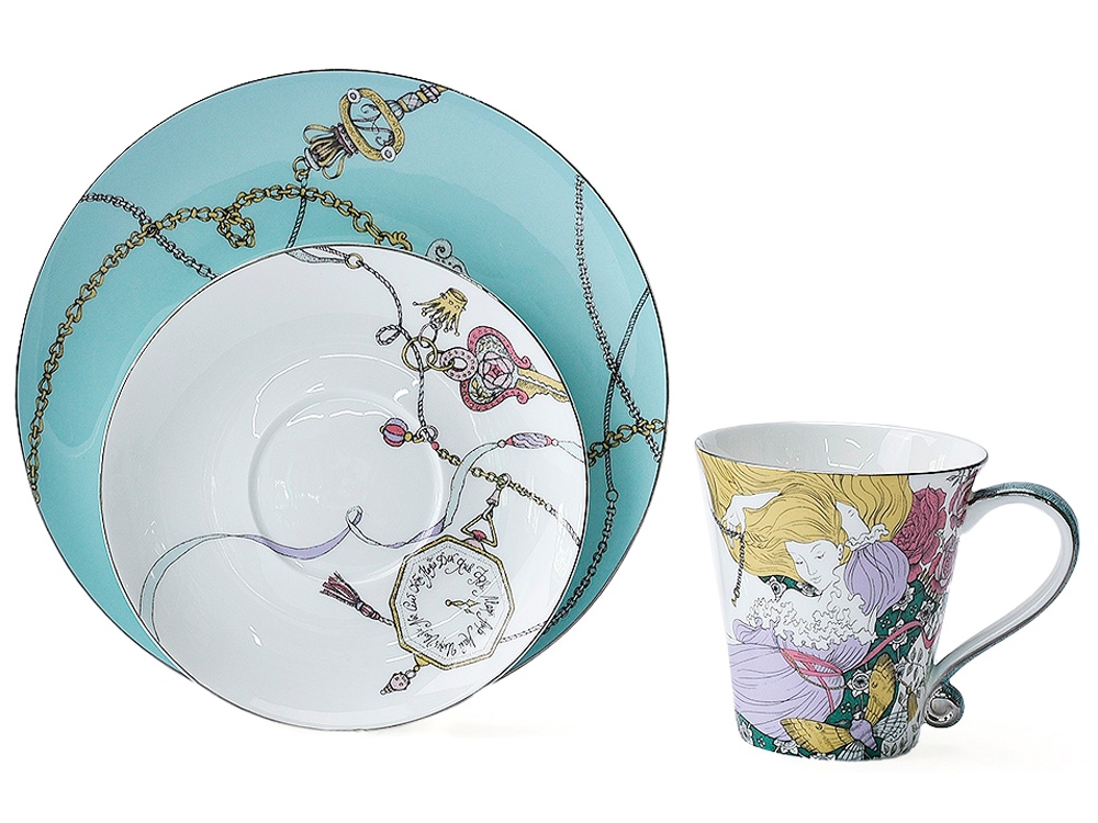 Набор чашка и блюдце Valerie Concept TEA SET ALICE-3