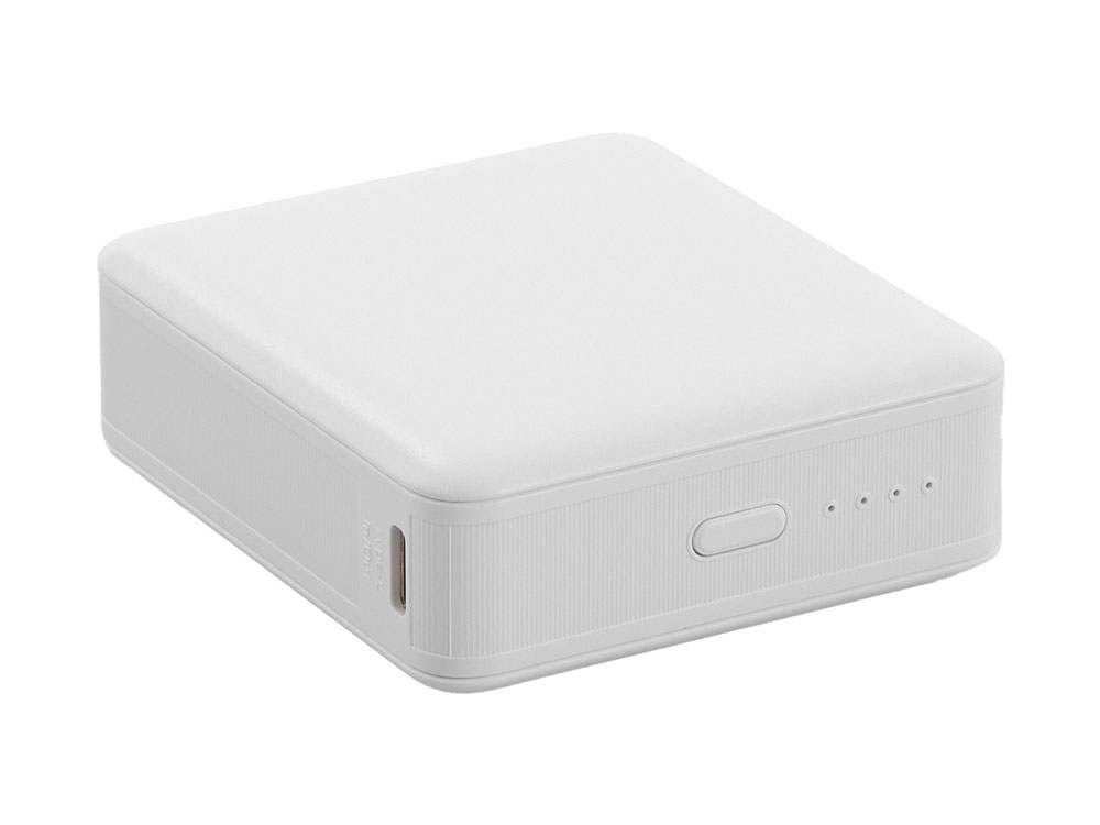 Внешний аккумулятор Brick 10 с быстрой зарядкой QC/PD, 10000 мАч, белый-5