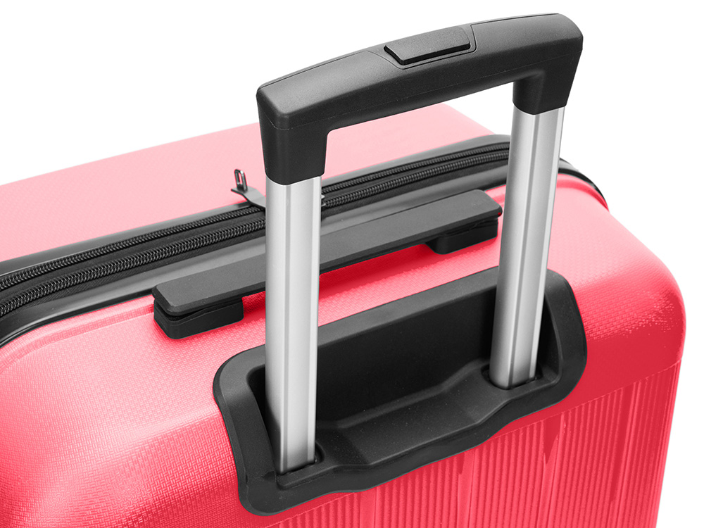 Чемодан TORBER В Отпуск, ярко-розовый, полипропилен, 65,5 х 43,5 х 26 см, 62 л-3