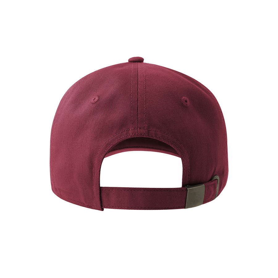 Бейсболка DAD HAT-S, 6 клиньев, металлическая застежка, бордовый-7