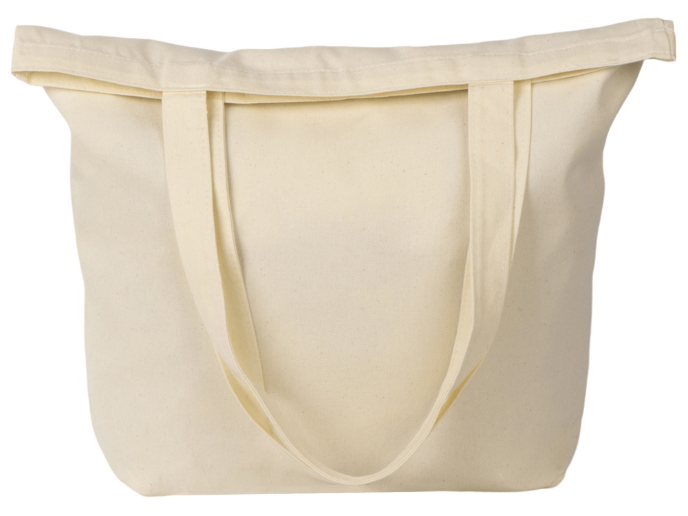 Сумка с широким дном и боками, натуральный-3