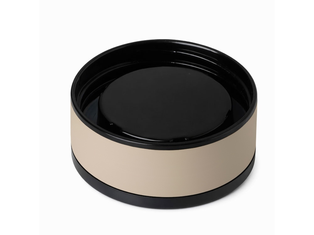 Термос Confident с покрытием soft-touch 420мл, бежевый-8