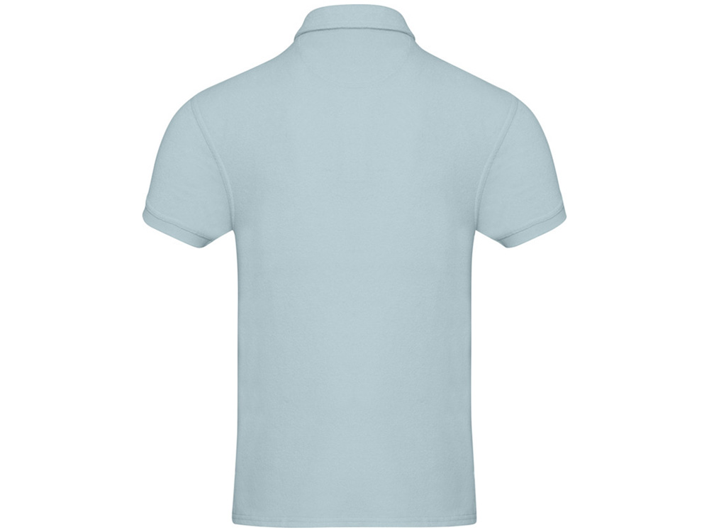 Рубашка поло унисекс Akoya из переработанного махрового материала - Cloud Blue-2