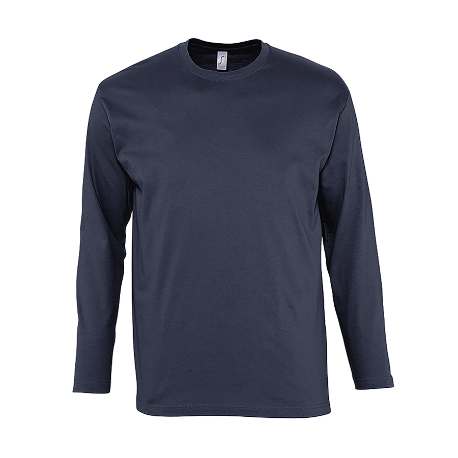 Футболка мужская с длинным рукавом MONARCH 150, темно-синий-0