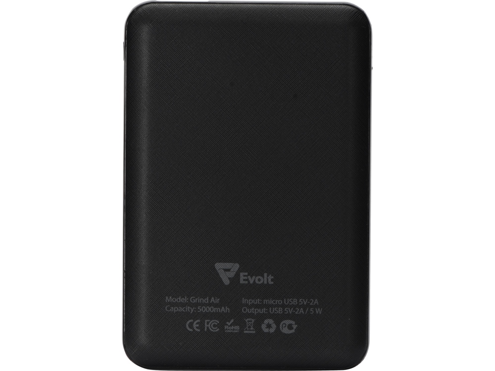 Портативное беспроводное зарядное устройство Grind Air, 5000 mAh-6