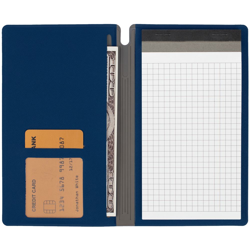 Блокнот Dual, синий-3