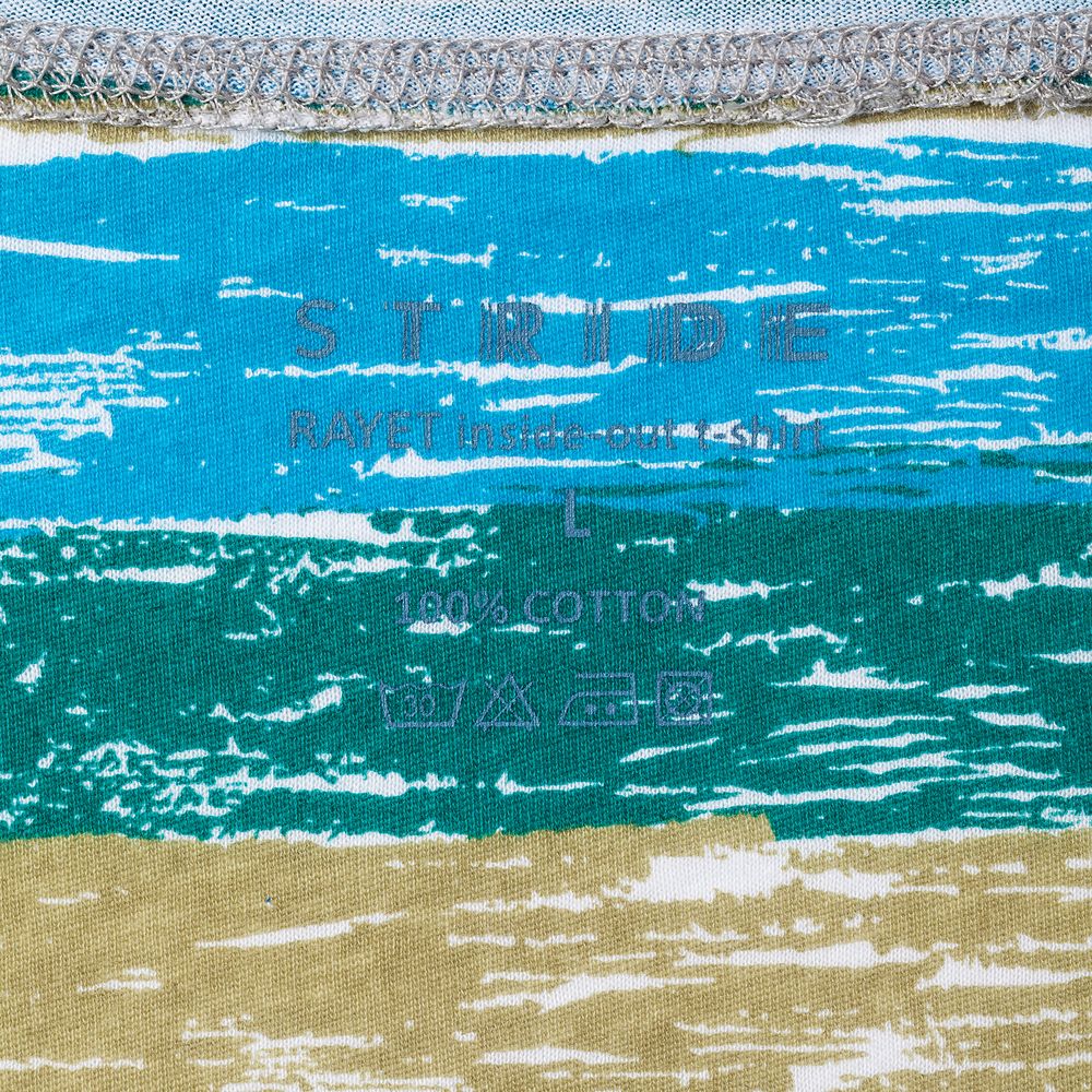 Футболка мужская Rayet двусторонняя, голубая с зеленым-2