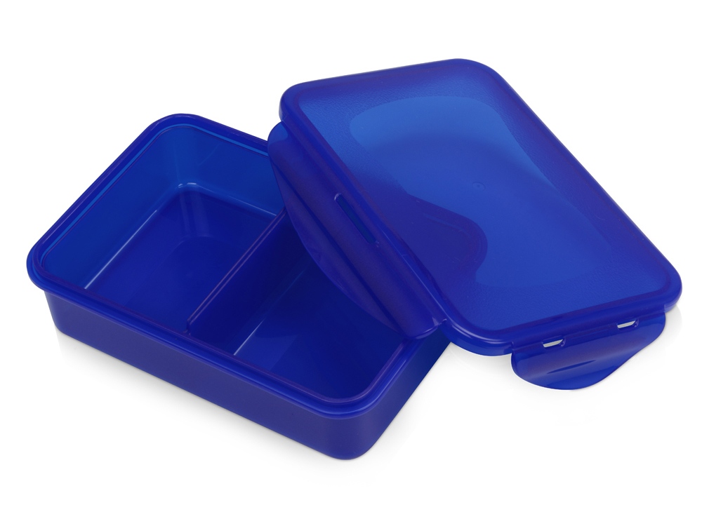 Герметичный ланч-бокс Foody с двумя секциями, 650мл, синий-2