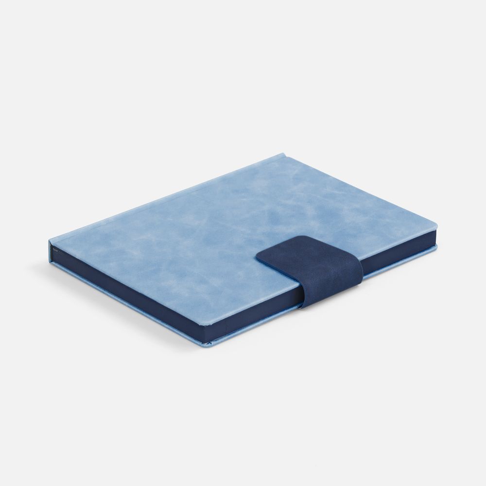 Ежедневник Grande Strap на заказ, датированный, голубой-1