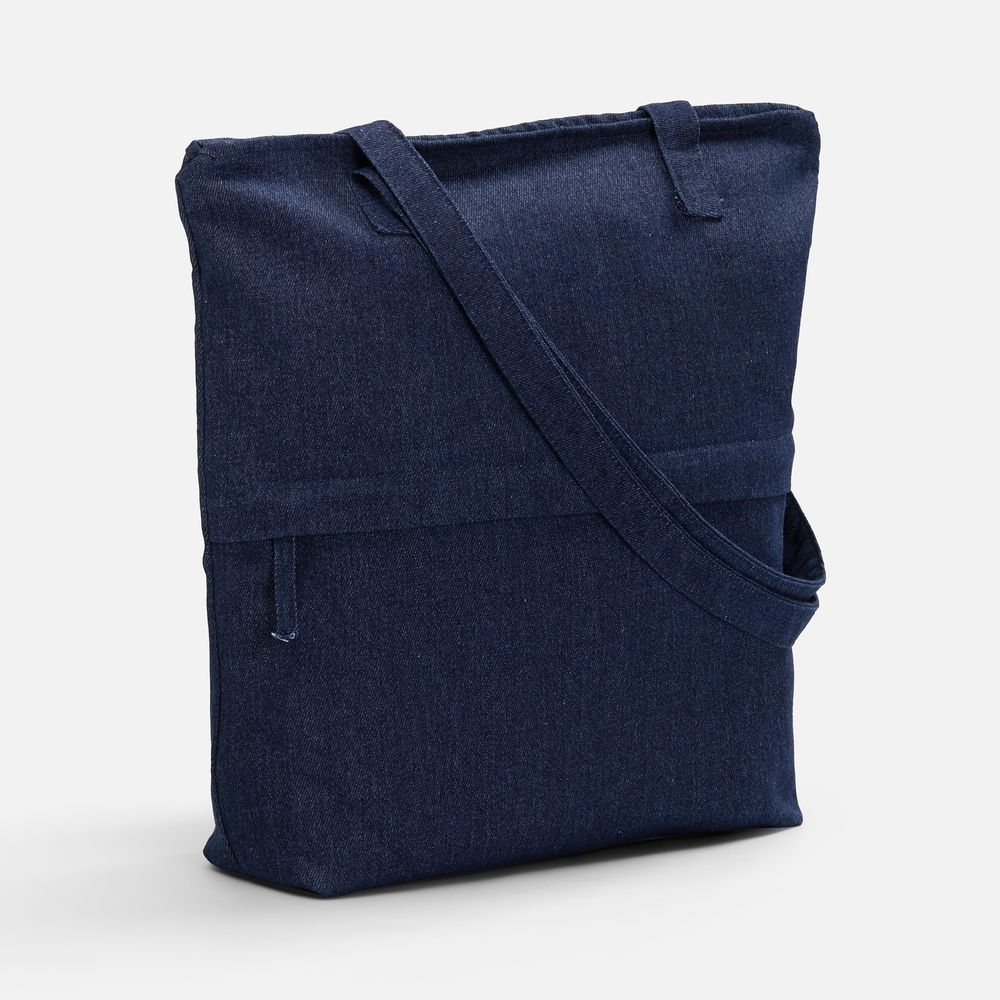 Сумка для покупок Denimate, темно-синяя-1