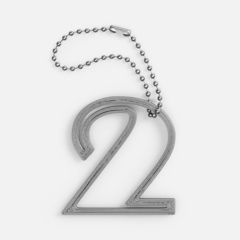 Подвеска Symbol, 3D-печать на заказ, цифра 2-3