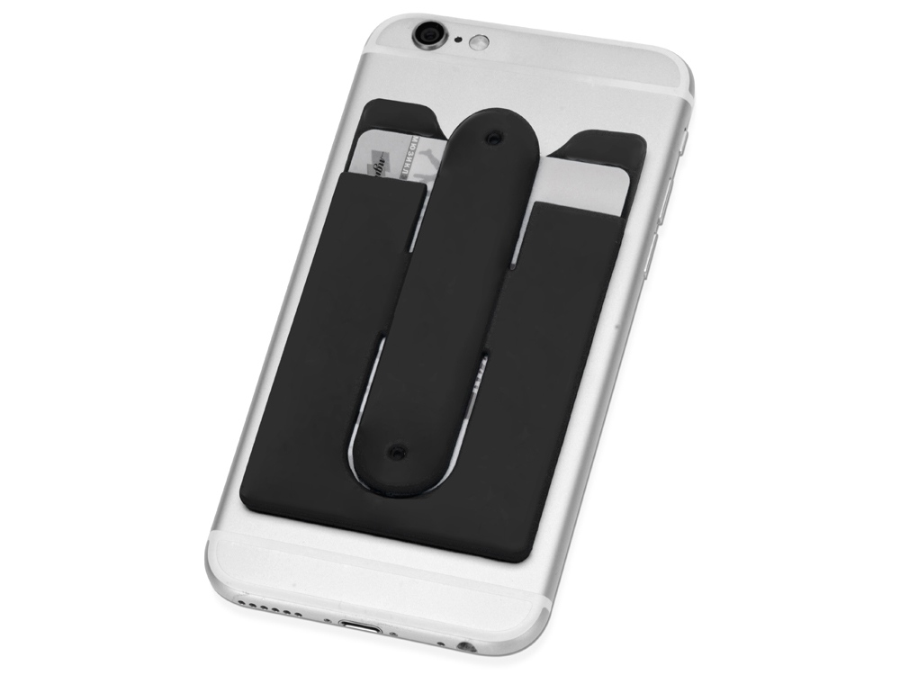 Футляр для кредитных карт Покет, черный-1