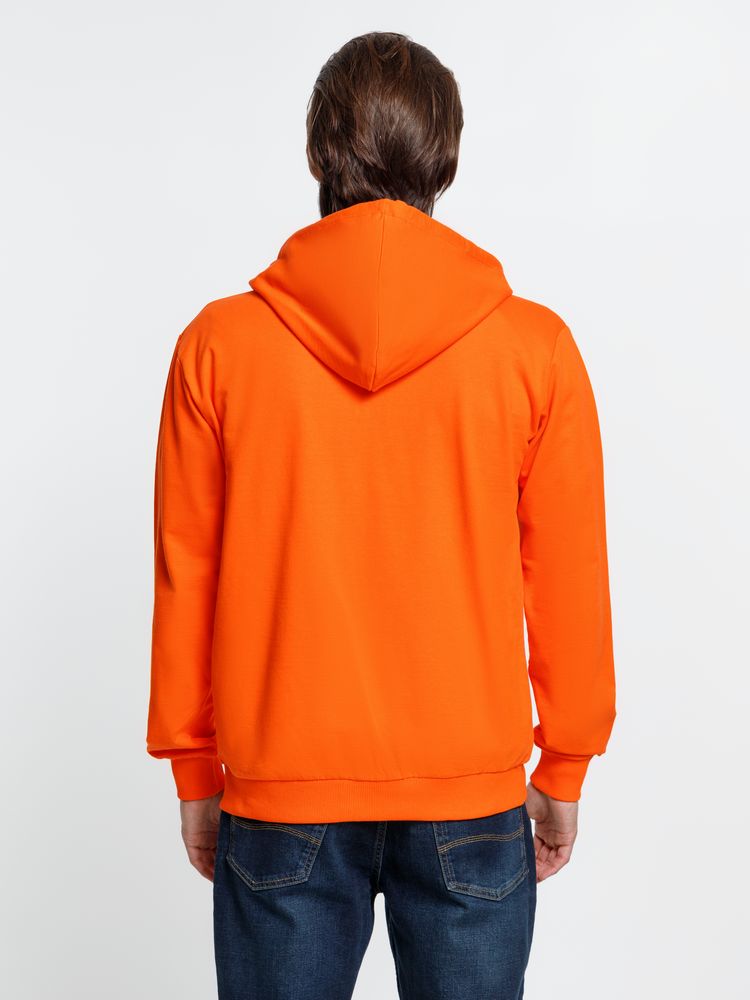 Толстовка на молнии с капюшоном Siverga, оранжевая-7