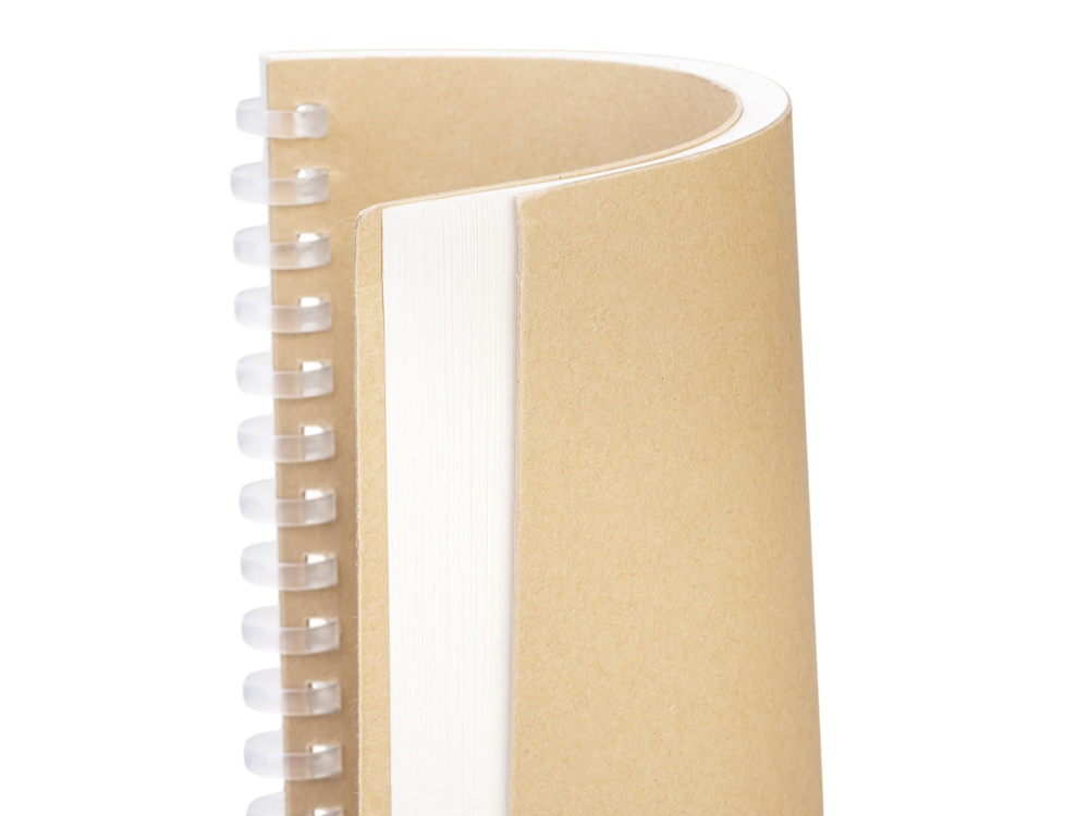 Блокнот на мягкой спирали А5 Sahara, 60 листов 70 гр/м2, натуральный-3