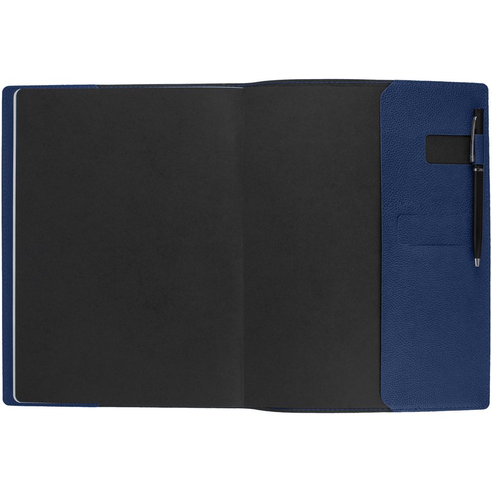 Ежедневник в суперобложке Brave Book, недатированный, темно-синий-3