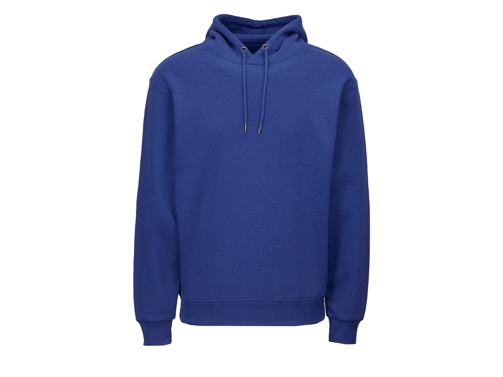 Толстовка с капюшоном оверсайз Lisbon унисекс, классический синий-8