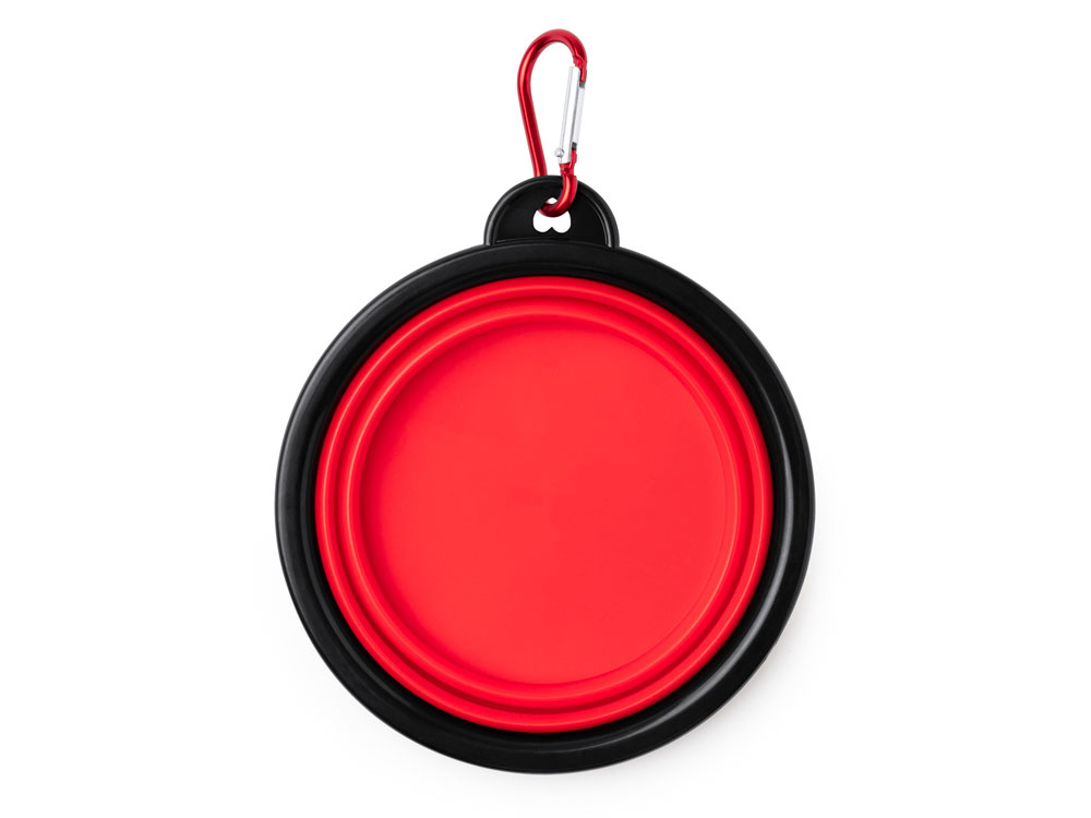 Складная миска SHIRA для домашних животных 450 мл, красный-1