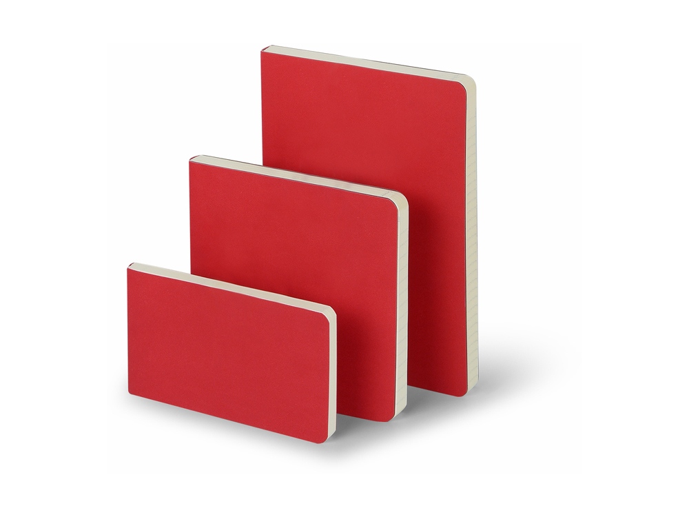 Ежедневник А5 недатированный Megapolis Velvet Flex, красный-11