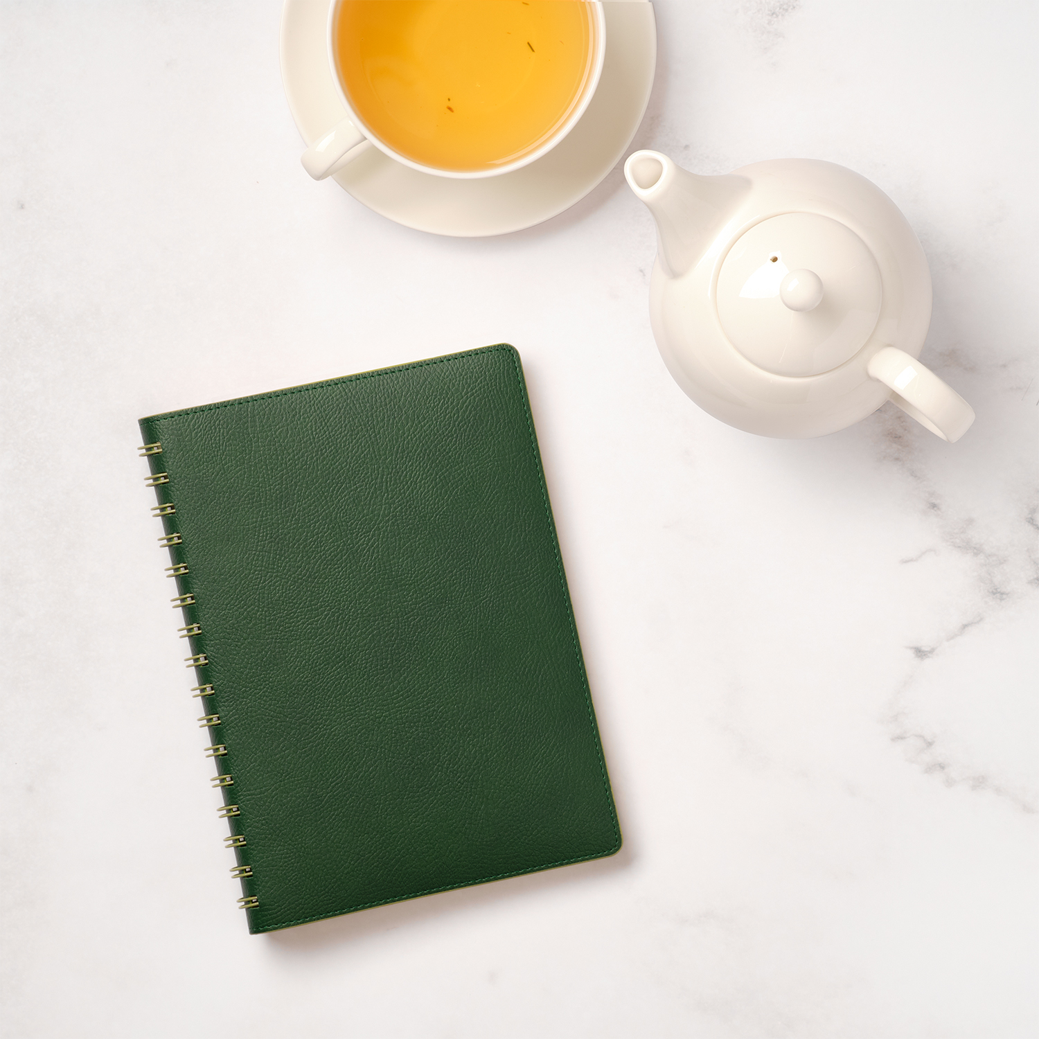 Ежедневник Vista недатированный, зеленый/салатовый-11