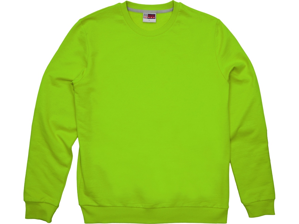Свитшот Motion унисекс с начесом, зеленое яблоко-10