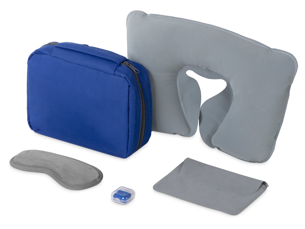 Набор для путешествий Comfy Flight, синий-0
