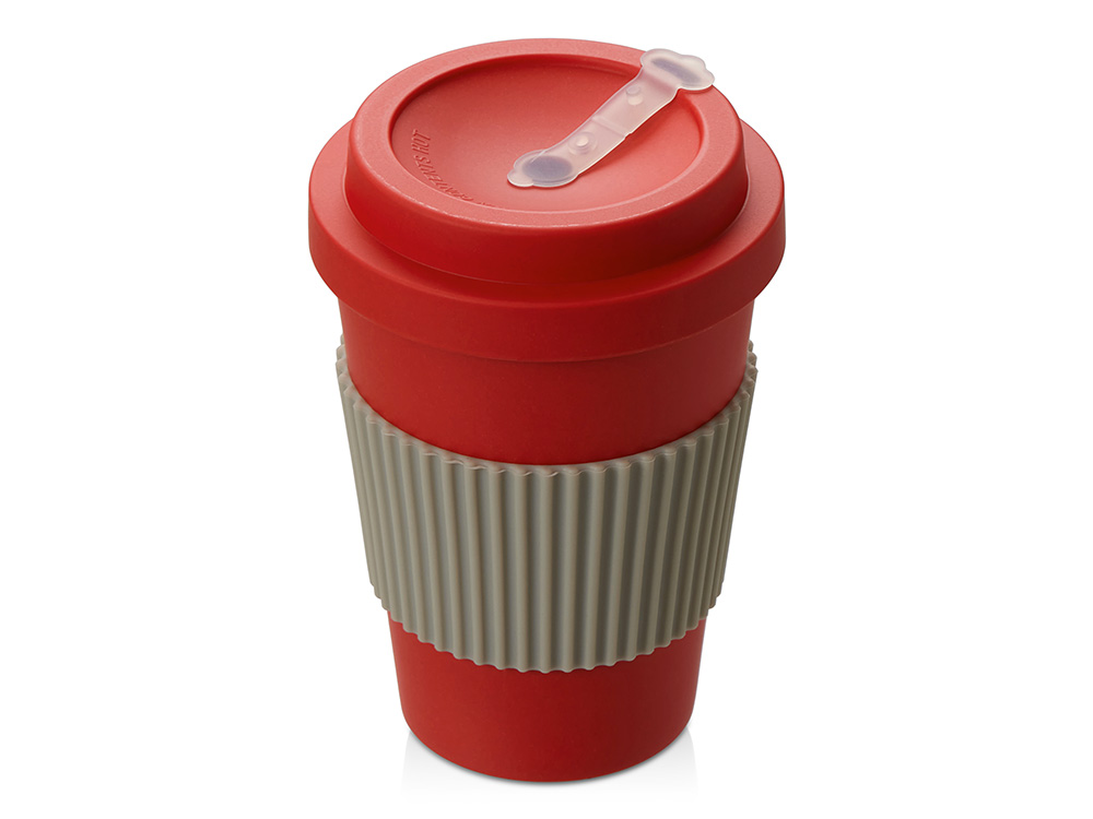 Термокружка Muffin из натуральных волокон, красный-0