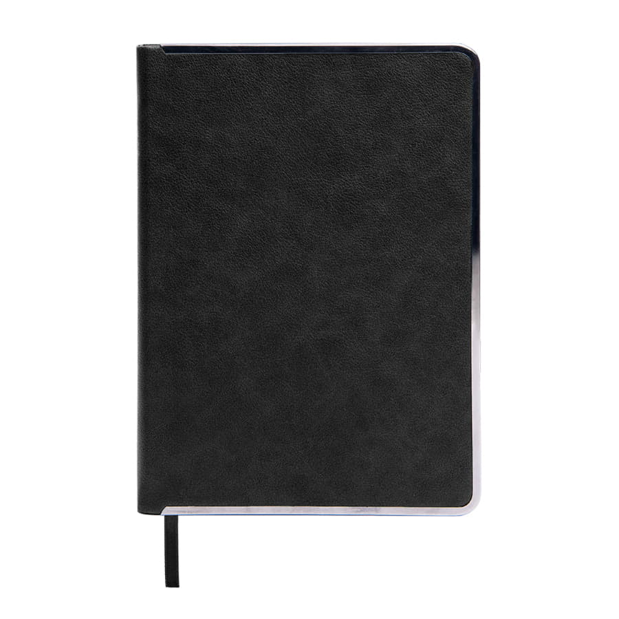 Ежедневник недатированный Montrose, формат А5, в линейку, черный-2