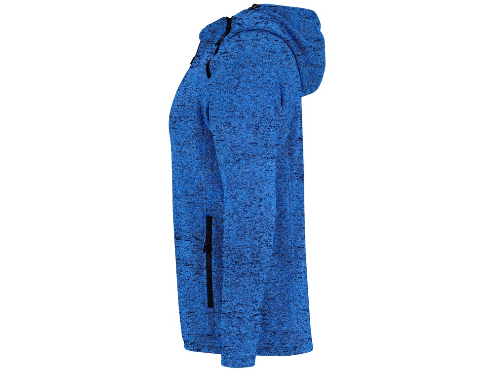 Толстовка на молнии Everest, меланжевый королевский синий-2