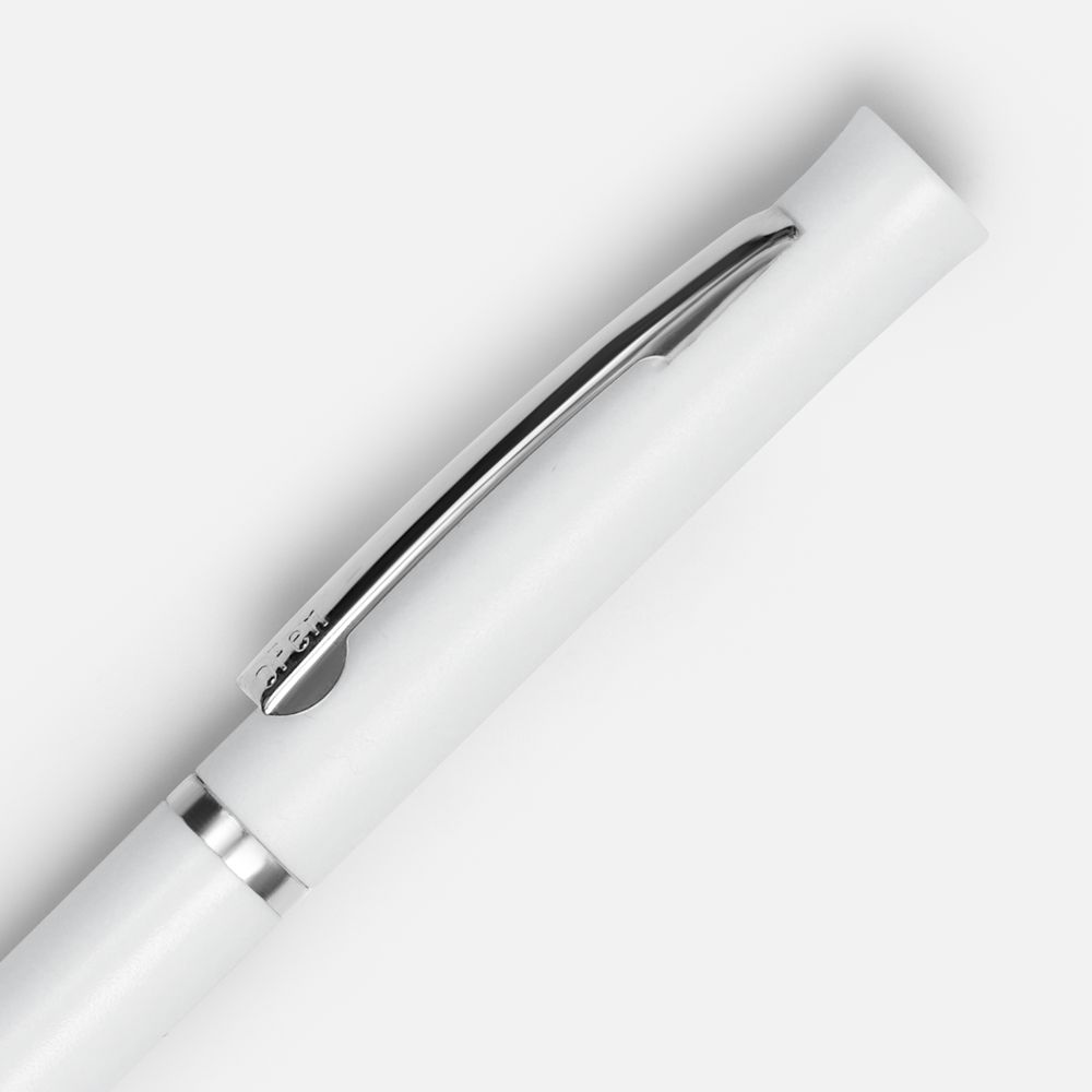 Ручка шариковая Euro Chrome, белая-1