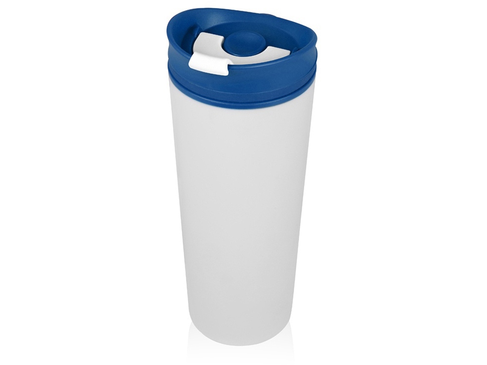 Термокружка Brite 500мл, белый/синий-0