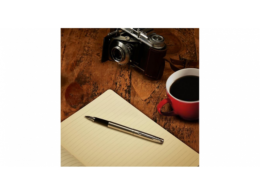 Перьевая ручка Parker Jotter Stainless Steel CT, Mblue-7