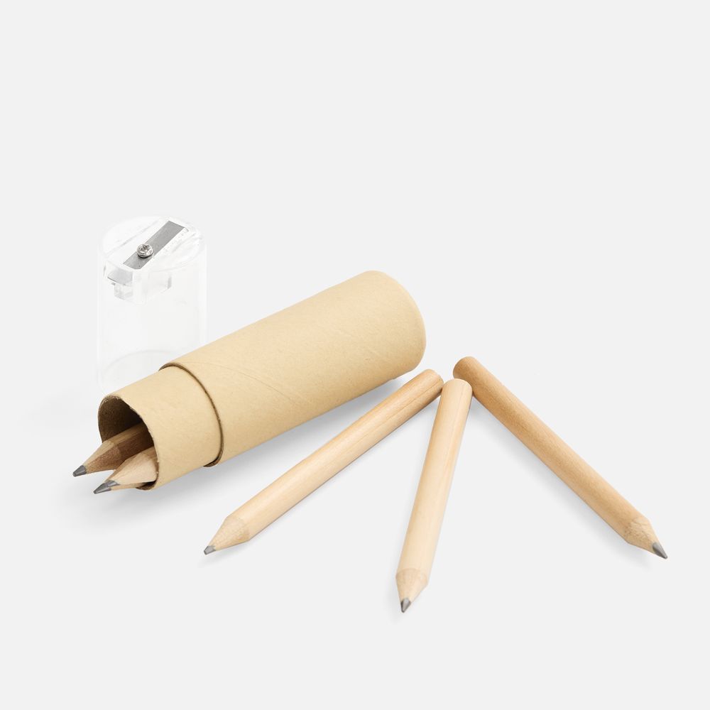 Набор карандашей Pencilvania Office с точилкой, прозрачный-1