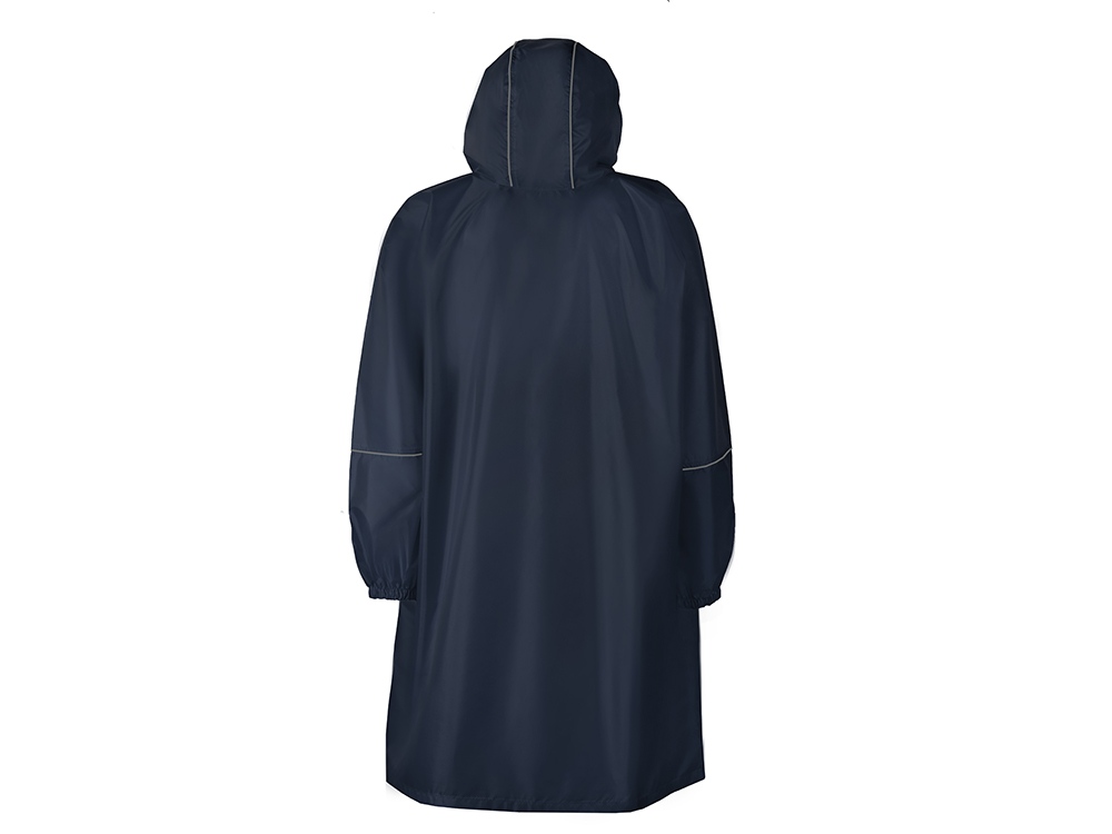 Дождевик - пончо Galaxy со светоотражающими элементами, темно-синий-3