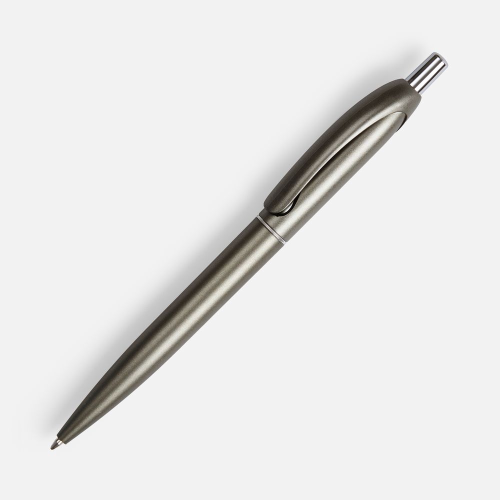 Ручка шариковая Bright Spark, серый металлик-1