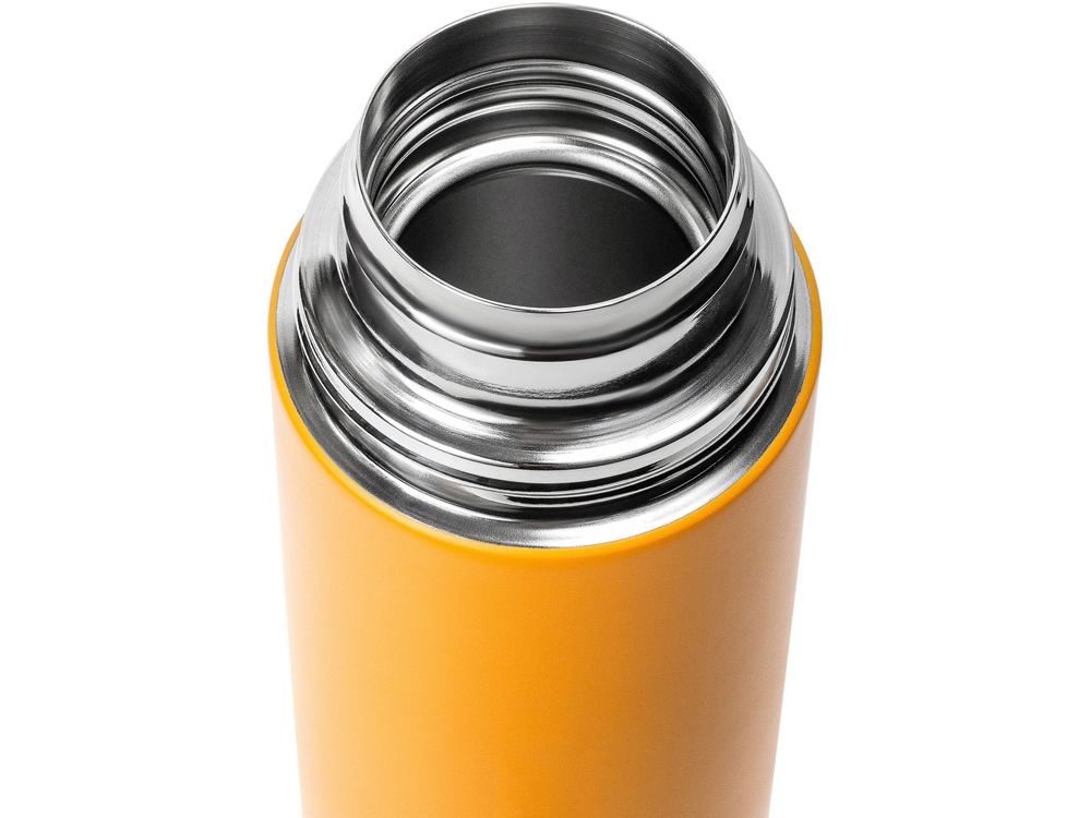 Термос Relaxika 101 (1 литр), желтый (без лого)-4