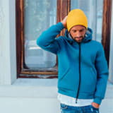 Шапка OAK рельефная из пряжи Polylana®, желтый-3