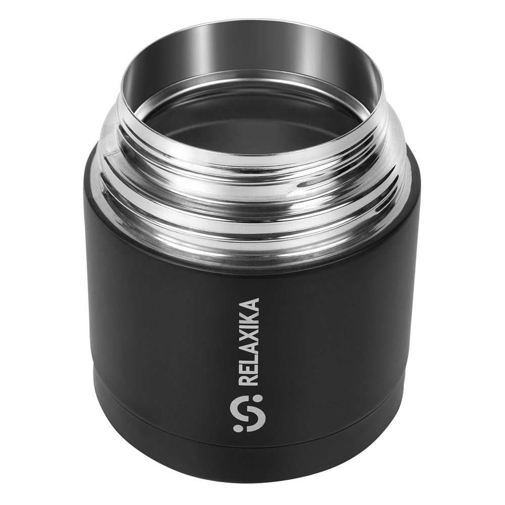 Термос для еды Relaxika 500, черный-4