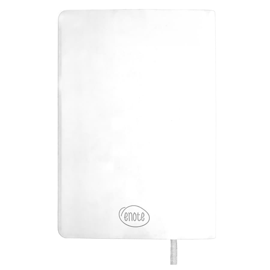 Ежедневник недатированный Pulpy, А5,  белый, кремовый блок в линейку, белый срез, белый-2