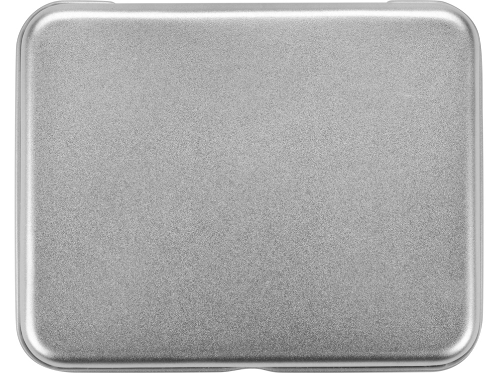 Брелок-компас с термометром, серебристый-3