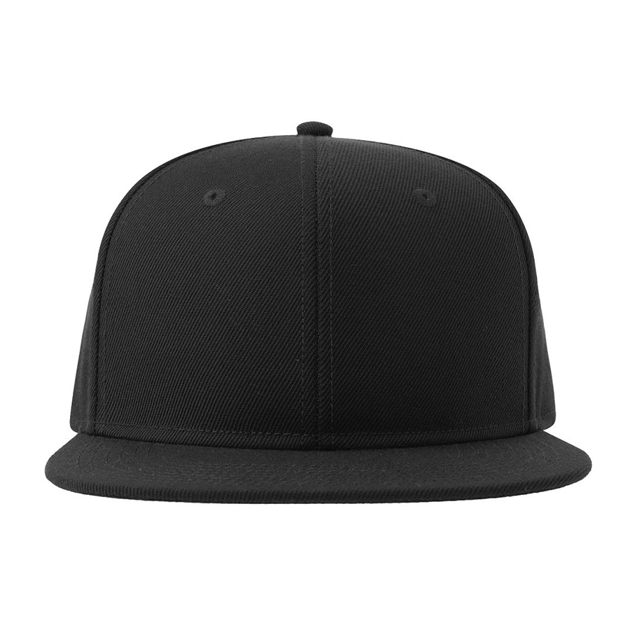 Бейсболка SNAP BACK-S, 6 клиньев, пластиковая застежка, черный-7