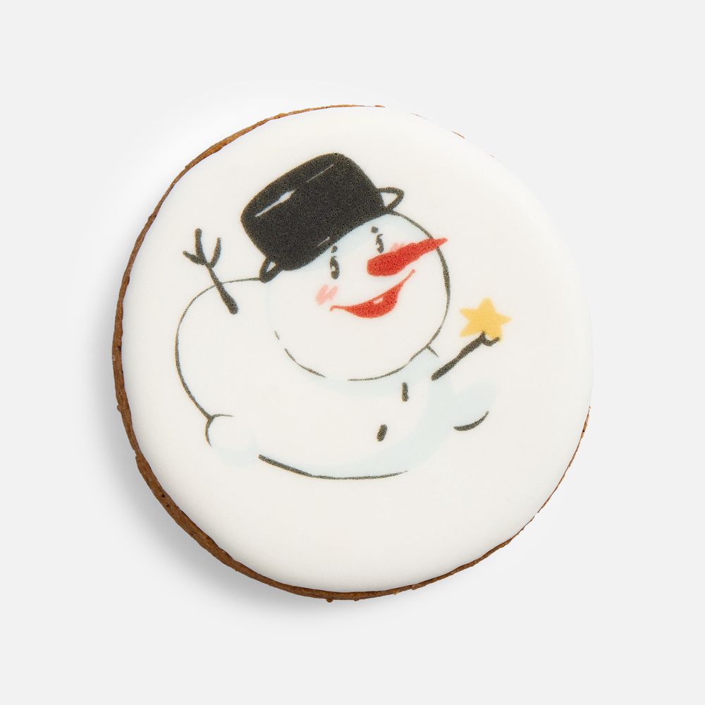 Печенье имбирное «Снеговик»-0