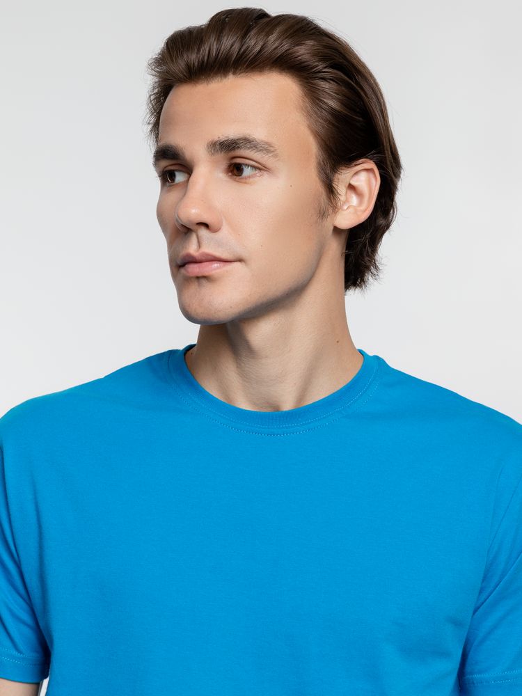 Футболка унисекс T-Bolka 160, бирюзовая-6