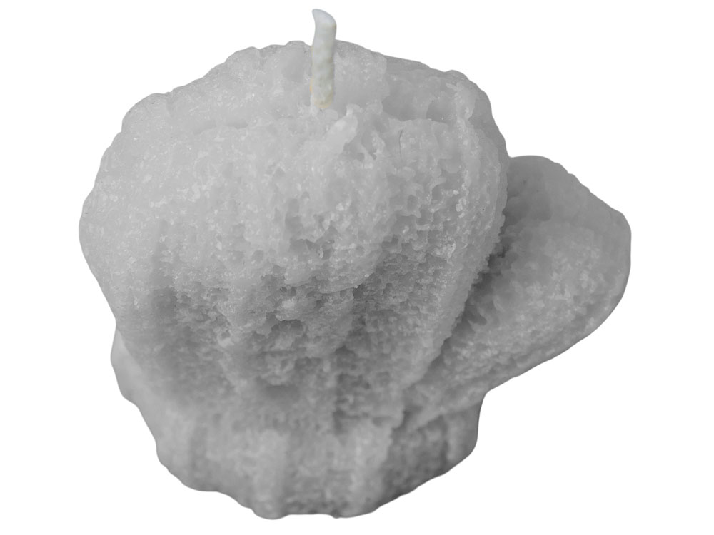 Свеча Рукавичка, серый-3